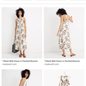Unworn flowy floral maxi Madewell dress.